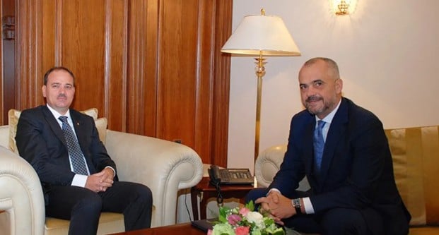 Edi Rama with Bujar Nishani