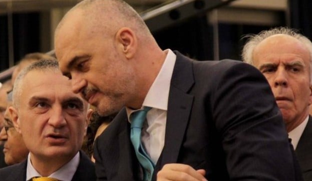 Edi Rama with President Ilir Meta