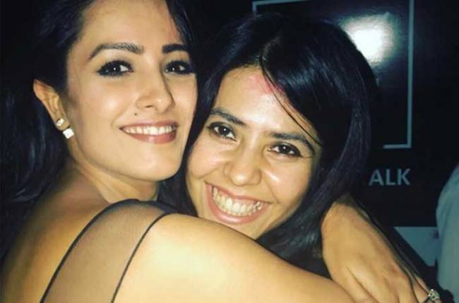 Ekta Kapoor with Anita Hassanandani