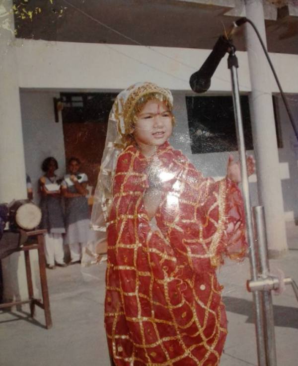 Eleena Koul, 3, participating in her first singing competition