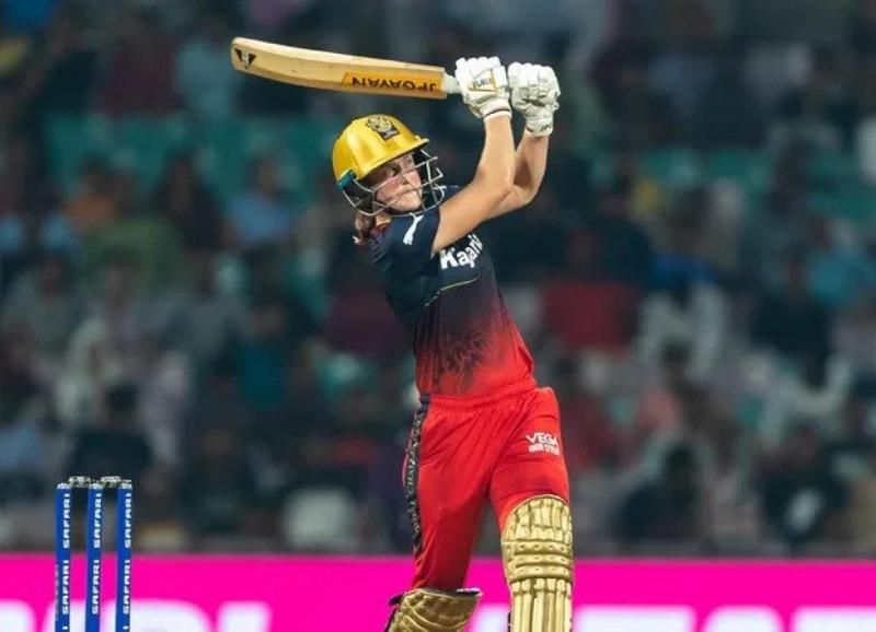 Ellyse Perry in action while playing for Royal Challengers Bangalore