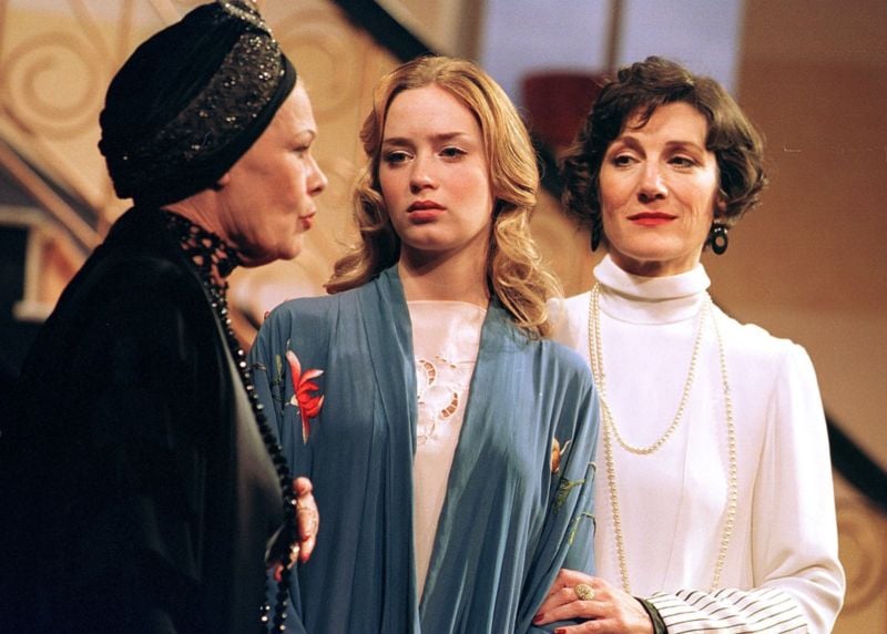 Emily Blunt (centre) in a still from the stage production of 