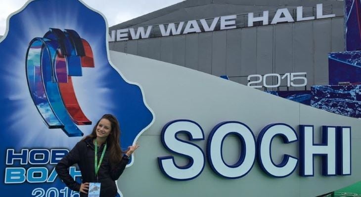 Emily Kuper at the 2015 New Wave contest