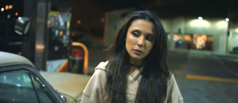 Emily Shah in a still from the music video of the song 