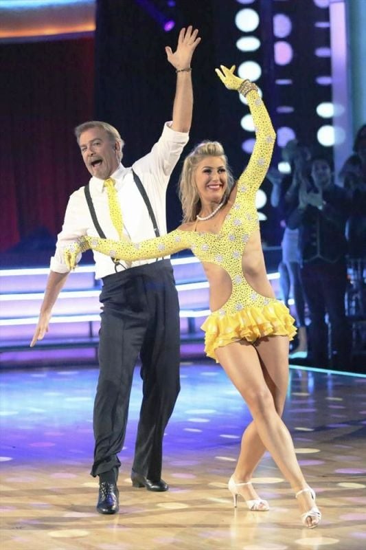 Emma Slater and Bill Engvall during a performance on the show 