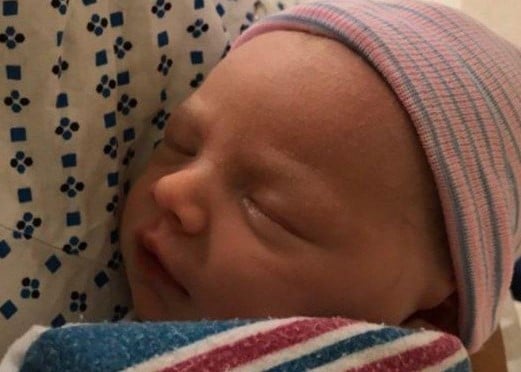 Eric Luke Trump soon after his birth