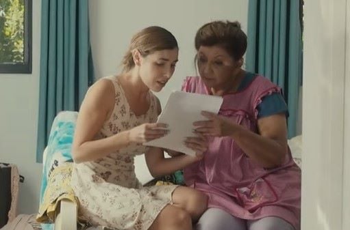 Erubey de Anda as Valentina Sol in the film Voces del Destino