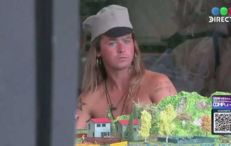 Ezequiel Ois in a still from the 12th season of the Argentine reality TV series titled