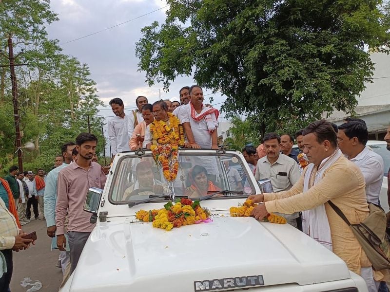 Faggan Singh Kulaste after winning the 2024 Lok Sabha elections from the Mandla constituency