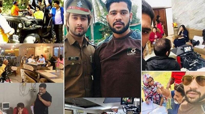 Faiz Qureshi on the Sets of Mehak Sugandh