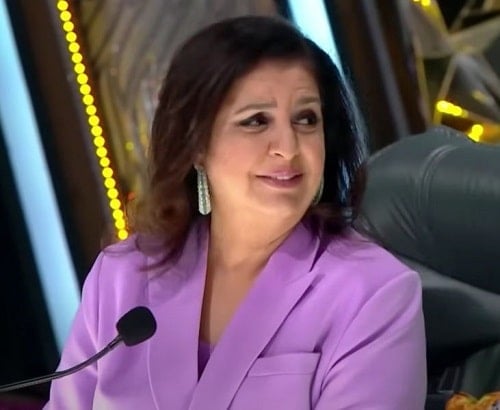 Farah Khan as a judge in India