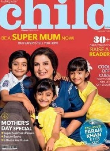 Farah Khan featured on the cover of a magazine