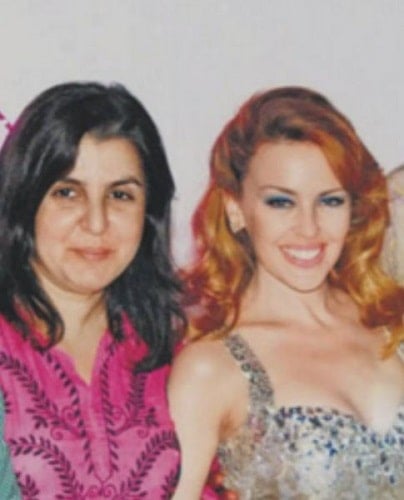 Farah Khan with Shakira