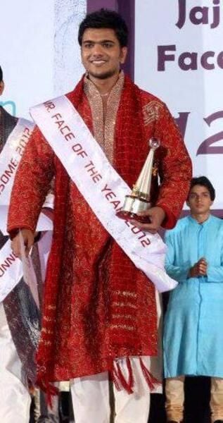 Farhan Bin Liaquath as Mr Face of the Year 2012