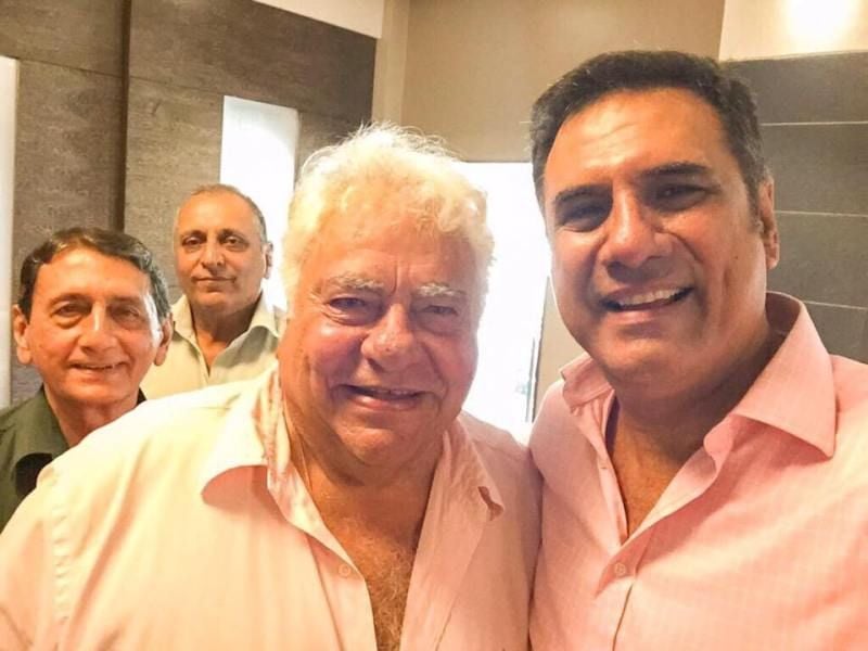 Farokh Engineer with Boman Irani