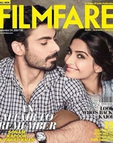 Fawad Khan featured on a magazine cover
