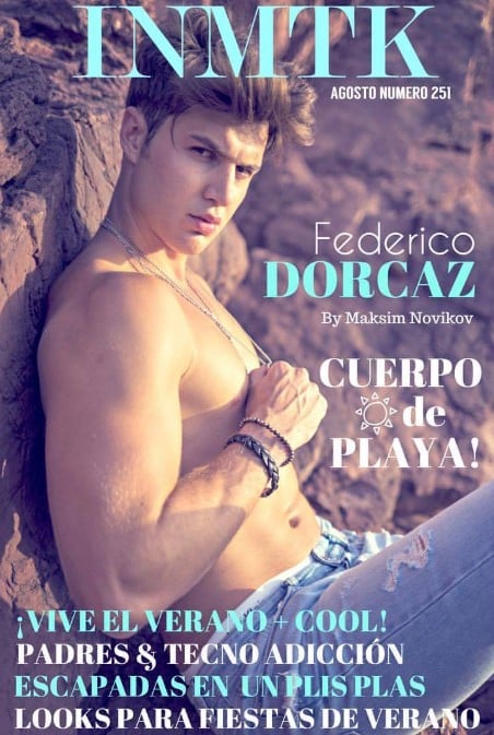 Fede Dorcaz on the cover of a magazine