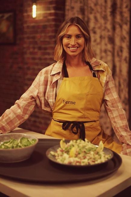 Ferne McCann in the reality show Celebrity Best Home Cook