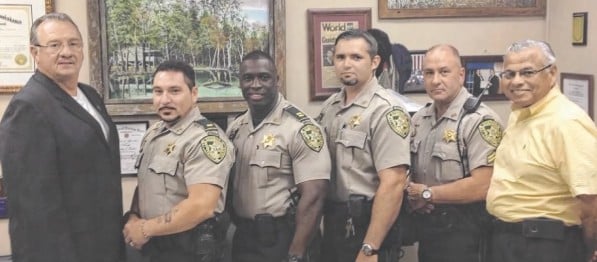 Five members of the St. Landry Parish Sheriff