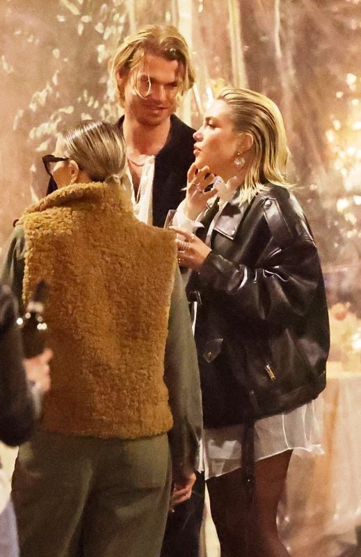 Florence Pugh with Charlie Gooch