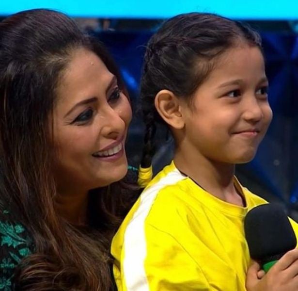 Florina with judge Geeta Kapoor