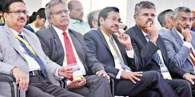 From (L) Justices R Sudhakar, C T Selvam, M M Sundaresh, T S Sivagnanam, and V Bharathidasan at Loyola Alumni Meet