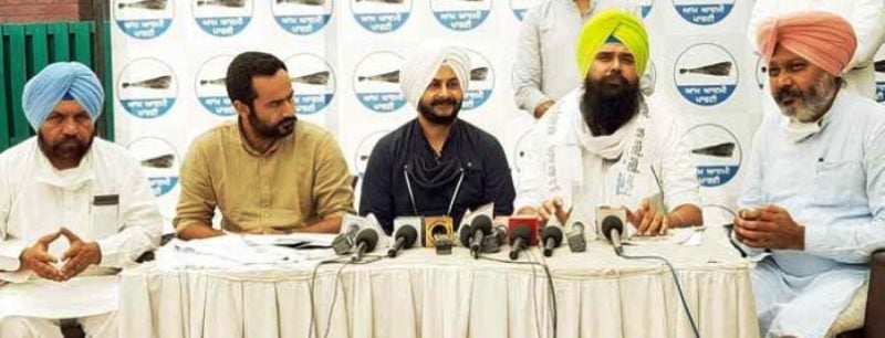 (From L to R) - Harchand Singh Barsat, Gurmeet Singh Meet Hayer, Jarnail Singh, Malvinder Singh Kang, and Harpal Singh Cheema