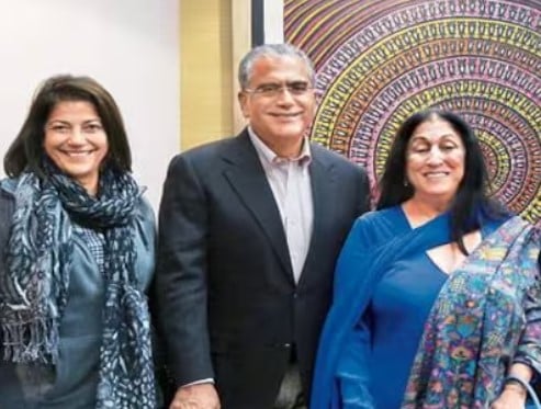 (From left) India Today Art Awards jury members Rekha Purie, Aroon Purie, Chairman and Editor-in-Chief, India Today Group, Kiran Nadar, Chairman, Kiran Nadar Museum of Art