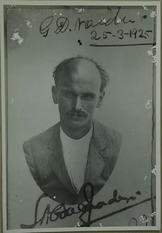 G. D. Naidu in his youth