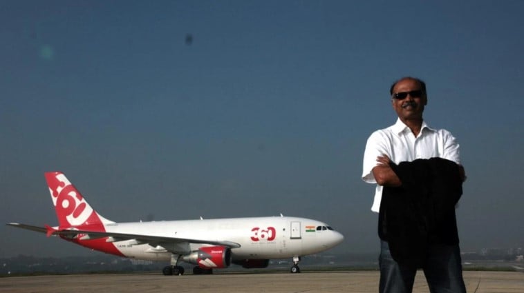 G. R. Gopinath posing with Deccan 360
