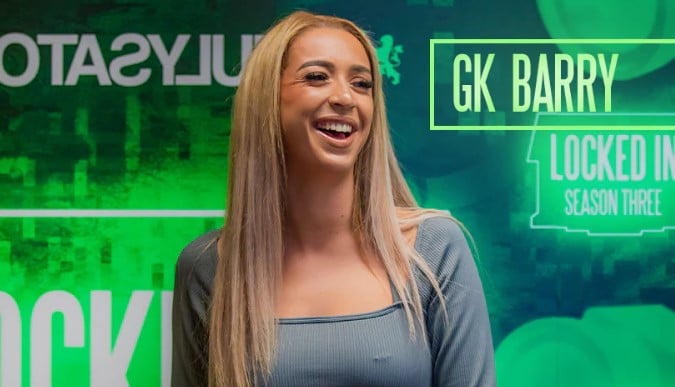 GK Barry in a still from the television show Locked In