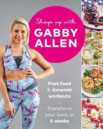 Gabby Allen on the cover page of her book