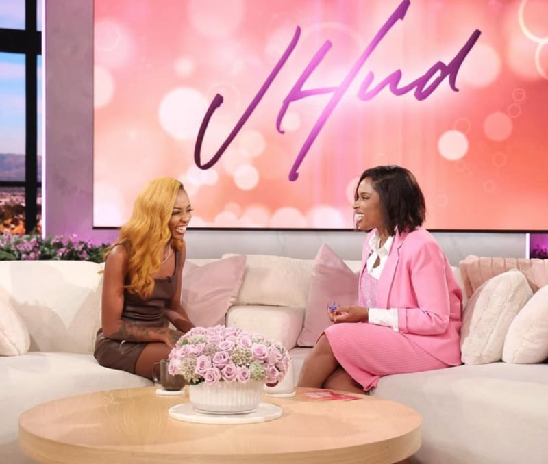 Gabby Samone with Jennifer Hudson