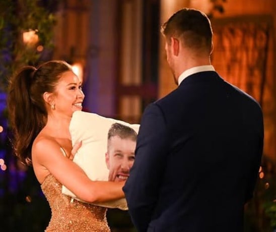 Gabby Windey in a still from the television show The Bachelor (2022)