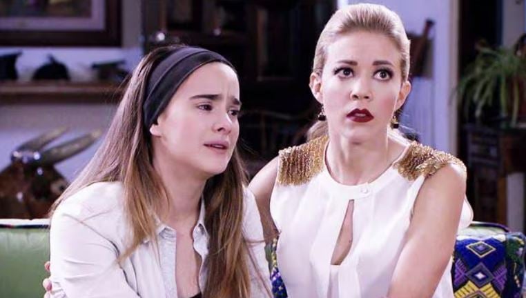 Gala Montes in a still from the television series El Señor de los Cielos