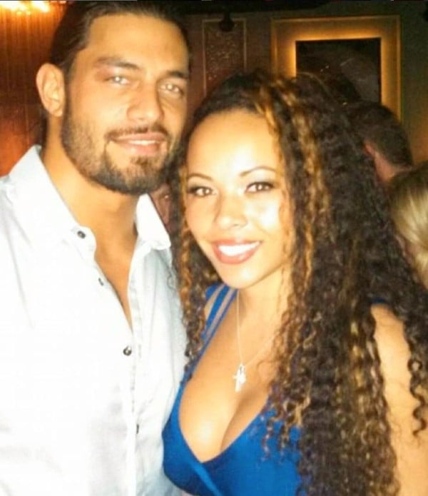 Galina Becker with her husband, Roman Reigns