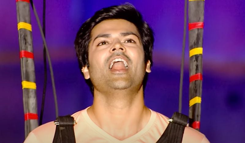 Ganesh Venkatraman in a still from the comedy game show titled 