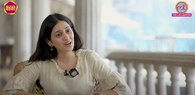 Garima Bhardwaj in a still from the interview with Yashasvi Jaiswal for The Lallantop