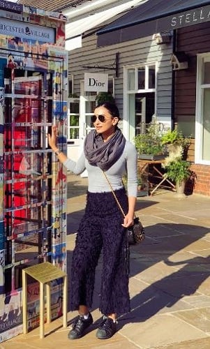 Gauahar Khan during her vacation