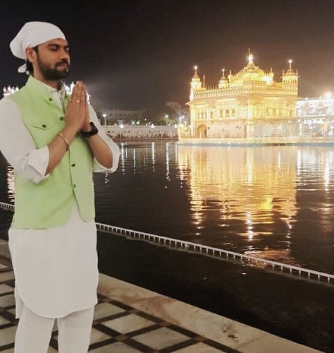 Gaurav Chopra at the Golden Temple