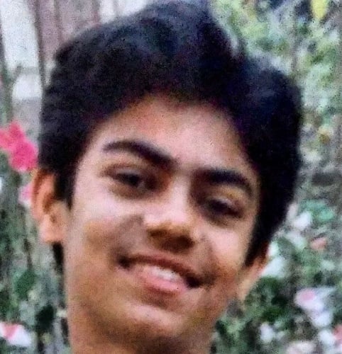 Gaurav Chopra in his school days