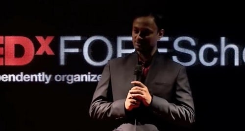 Gaurav Tiwari in TEDx Fore School event