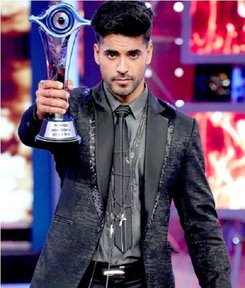 Gautam Gulati With Bigg Boss 8 Trophy