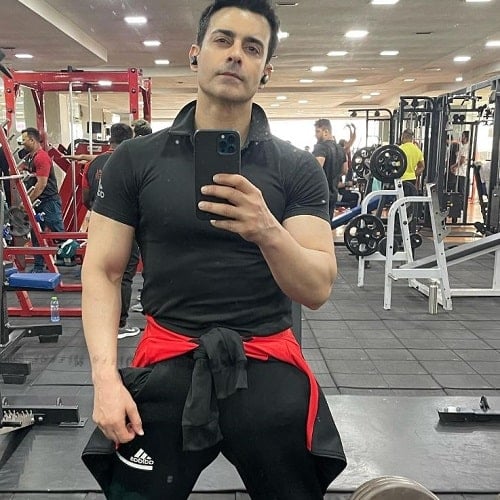 Gautam Rode at a gym