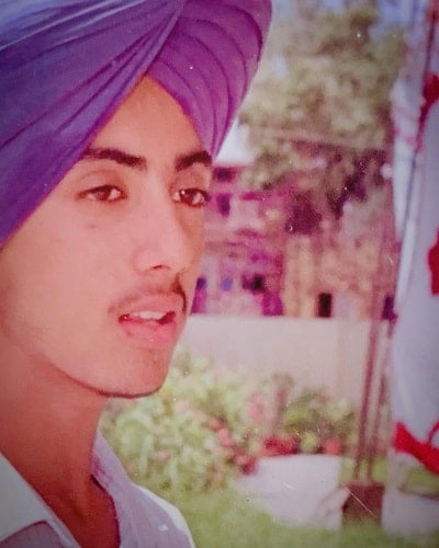 Gavie Chahal while he was in class 10