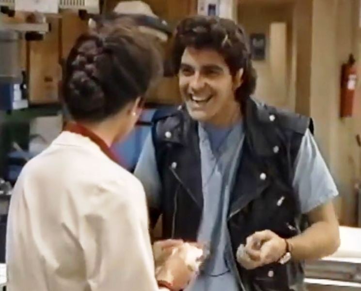 George Clooney as Mark Kolmar (Ace) in a still from the television series 