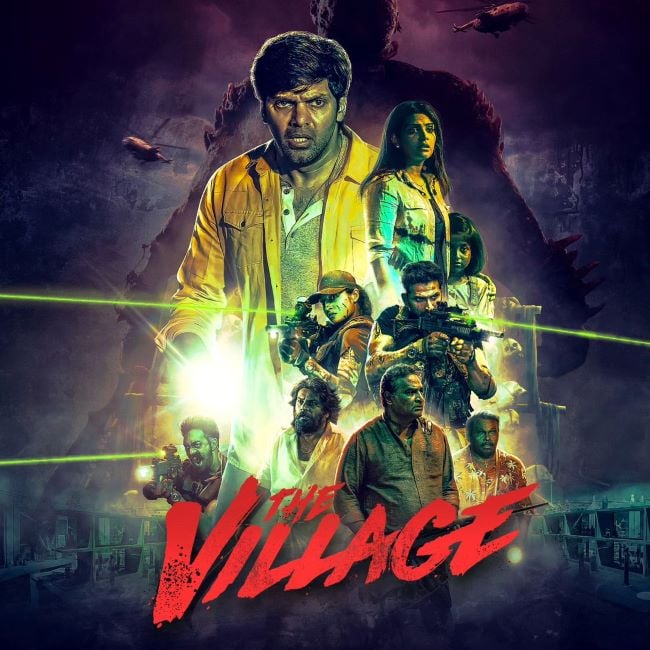 George Maryan on the poster of the web series The Village
