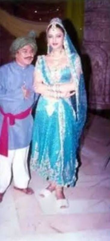 Ghanshyam Nayak with Aishwarya Rai