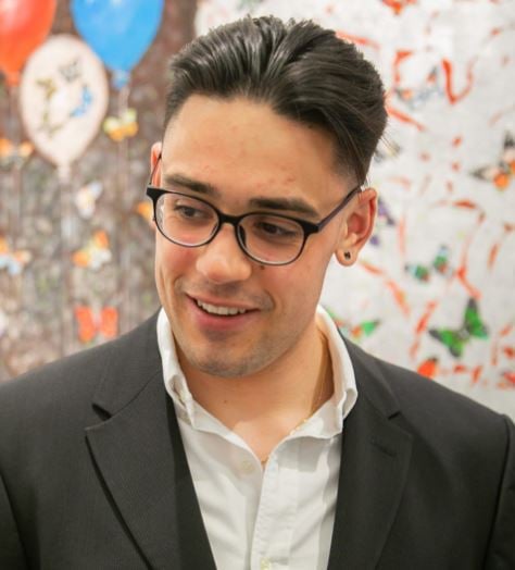 Giannis Lorenzo Kyrtsis during a meeting