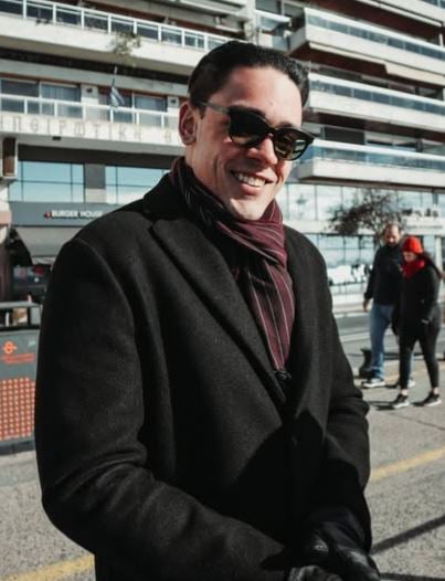 Giannis Lorenzo Kyrtsis while studying in Thessaloniki